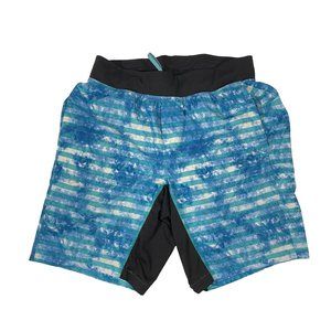 Lululemon Lightweight Lined Running Shorts 28x9.5 Blue